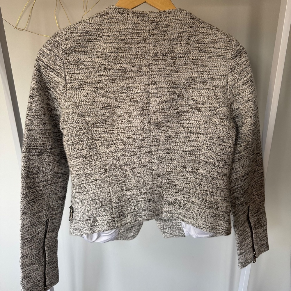 Banana Republic Factory Black And White Jacket View 3